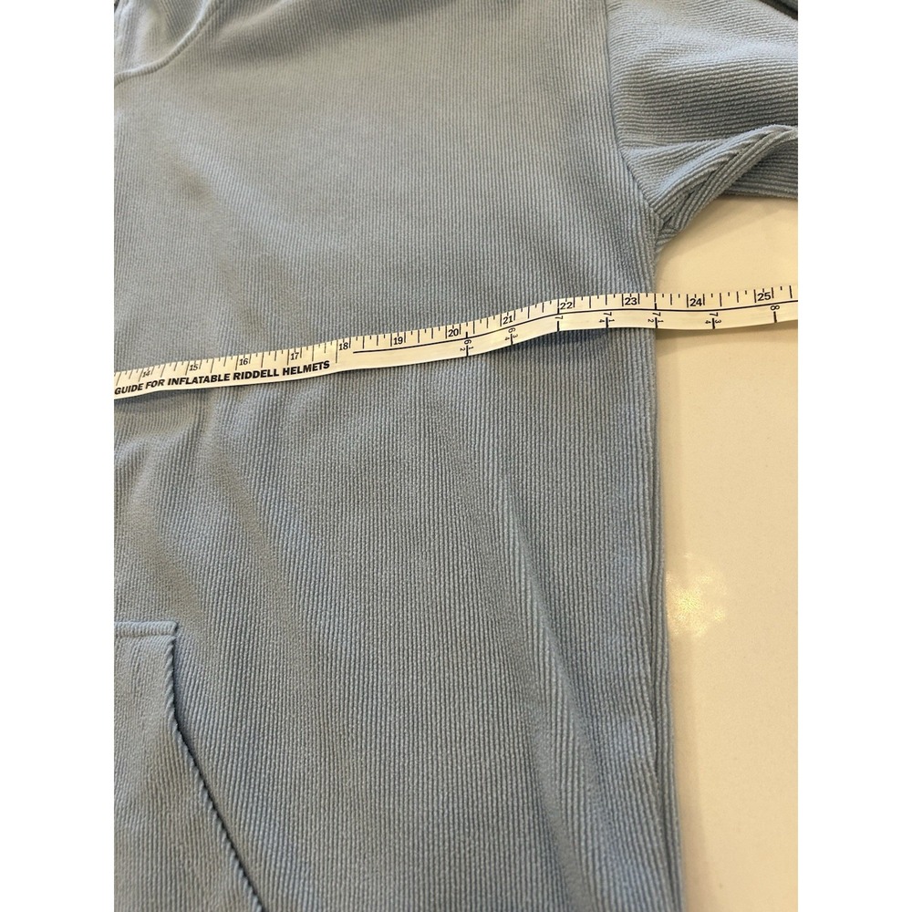 Marc New York Men's XL Half Zip Mock Neck Pullover Sweater Blue - Picture 6 of 8